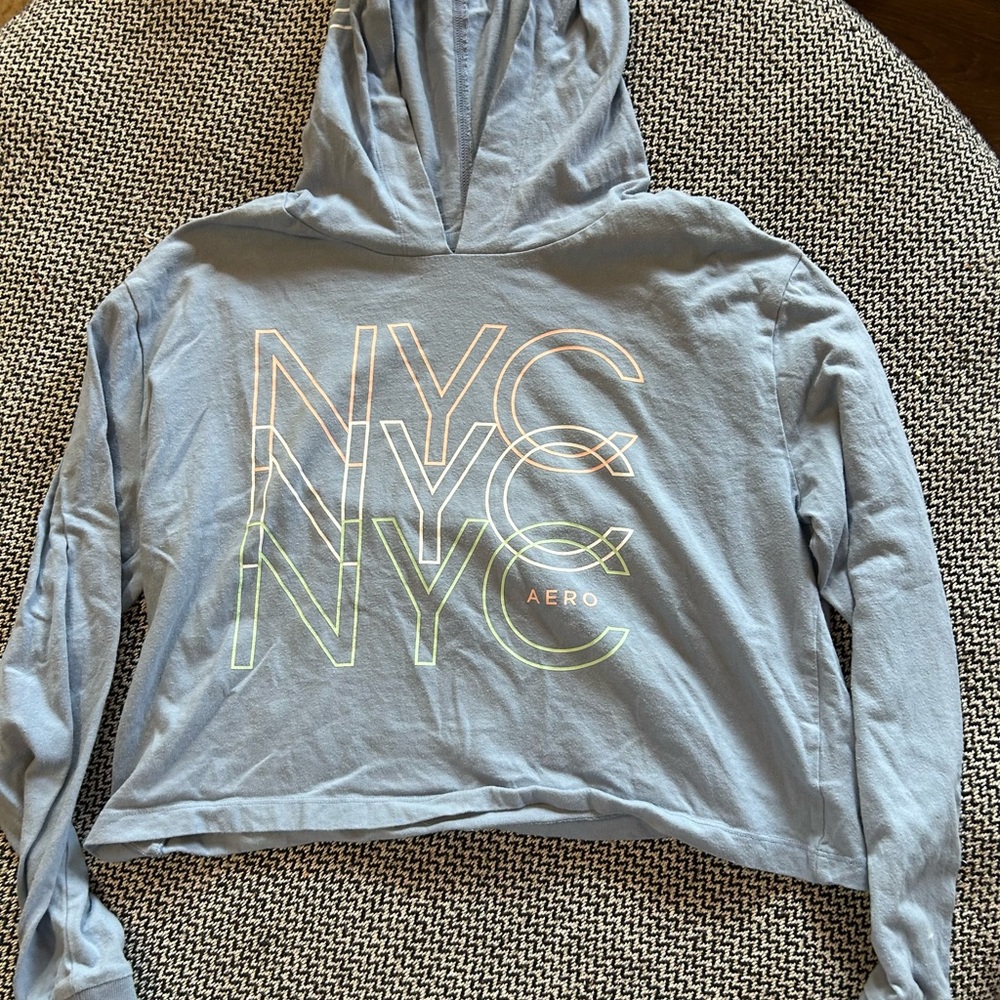 Aero Kids Light Blue NYC Hoodie